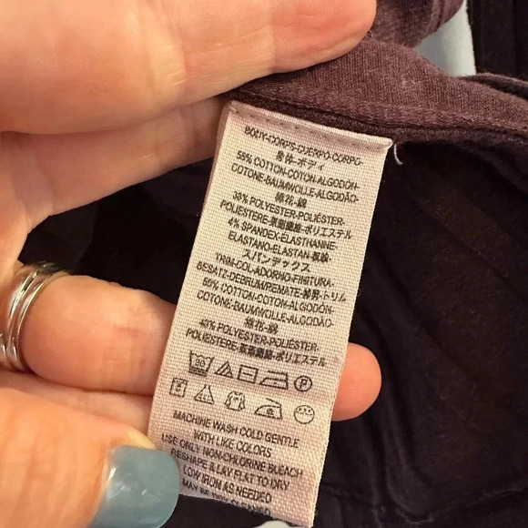 We The Free Womens Purple In the Mix Henley Long Sleeve Top size Xs - Picture 4 of 5